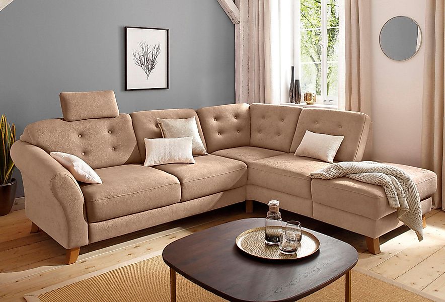 Home affaire Ecksofa Trondheim L-Form, mit günstig online kaufen