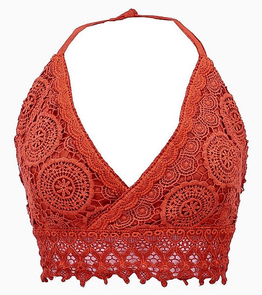 Guru-Shop T-Shirt Goa Top, Psytrance Neckholder Bra Top mit.. Festival, Eth günstig online kaufen