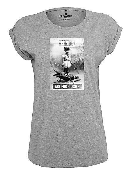 Be Famous Print-Shirt Classic Roll Up günstig online kaufen