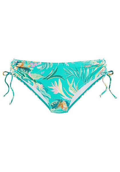 Venice Beach Bikini-Hose Sandra in höherer Schnittform und modischer Rippwa günstig online kaufen