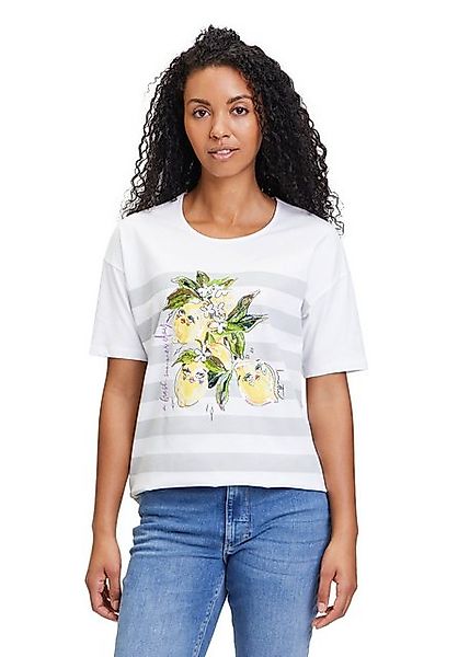Betty Barclay Kurzarmshirt Betty Barclay Ringelshirt mit Aufdruck (1-tlg) P günstig online kaufen