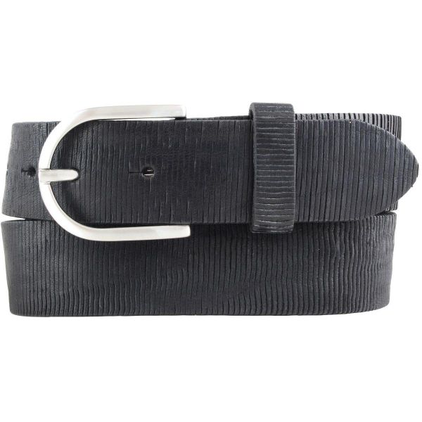 BELTINGER Ledergürtel Damen-Gürtel aus Vollrindleder Metall-Optik günstig online kaufen