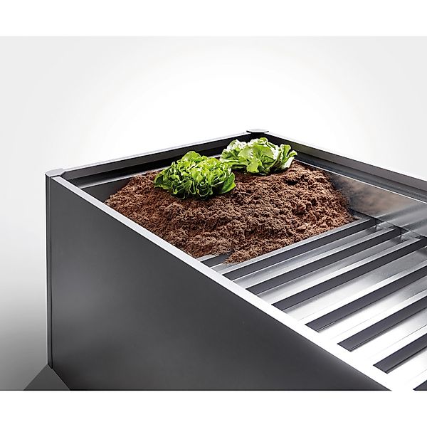 Biohort Hochbeet-Zwischenboden "für 1,5x0,5m, dunkelgrau-metallic, 2-teilig günstig online kaufen