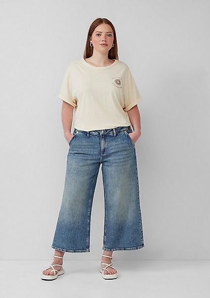QS Jeansshorts Jeans-Hose Jeans-Culotte Catie / Slim Fit / Mid Rise günstig online kaufen