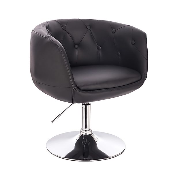 Svita Panama Retro Loungestuhl Polsterstuhl Cocktailsessel Tellerfuß Metall günstig online kaufen