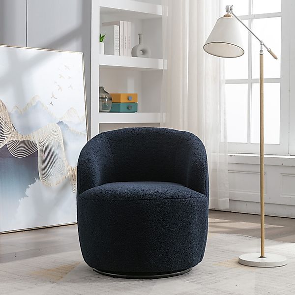 Celya Drehsessel Drehsessel Akzentsessel aus Teddystoff, günstig online kaufen