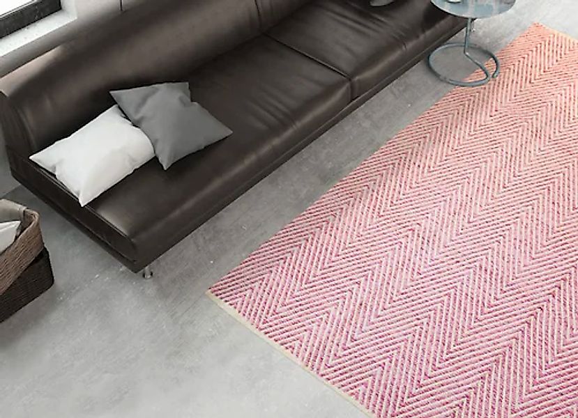 my home Teppich »Kian«, rechteckig, 7 mm Höhe, Wohnzimmer günstig online kaufen