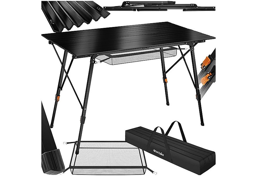 tectake Campingtisch Aluminium Campingtisch (1-St., 1 tlg), Praktischer Cam günstig online kaufen