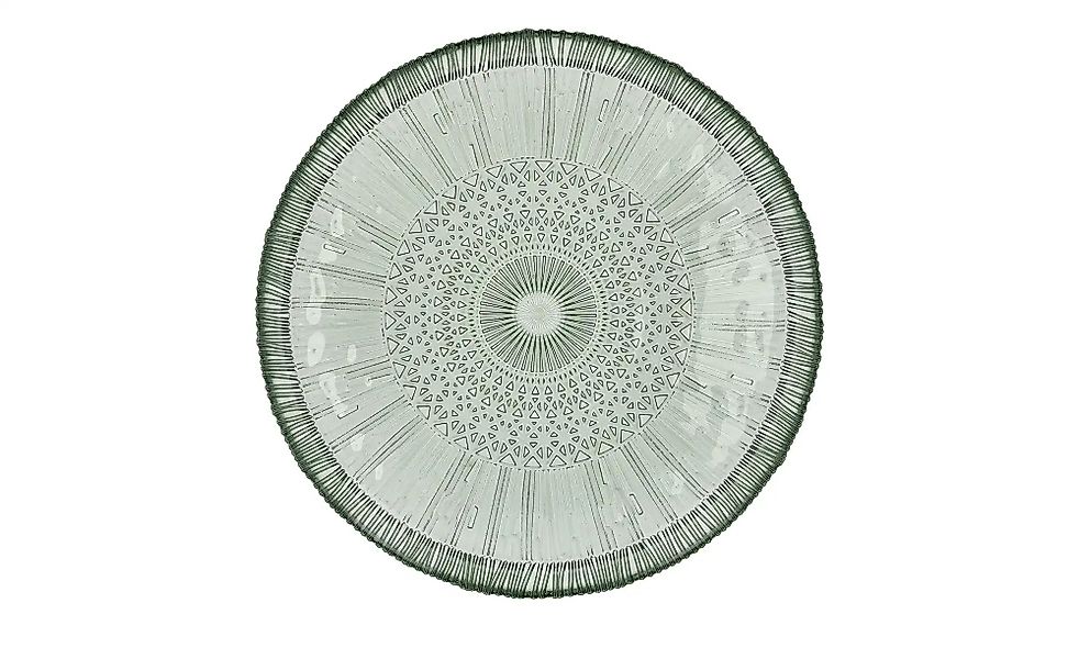 Bitz Kuchenplatte  Kusintha ¦ grün ¦ Glas ¦ Maße (cm): H: 3  Ø: 30 Geschirr günstig online kaufen