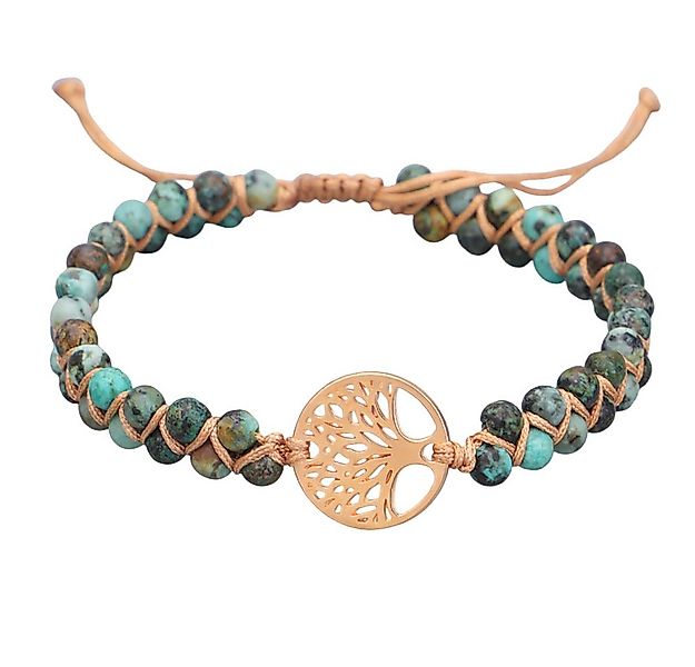 The Beauty House Armband Edelstein Naturstein Perlen Lebensbaum Handgeferti günstig online kaufen