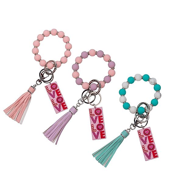 RWEUOQ Schlüsselanhänger Silikon-Schlüsselanhänger, Armband, Schlüsselanhän günstig online kaufen