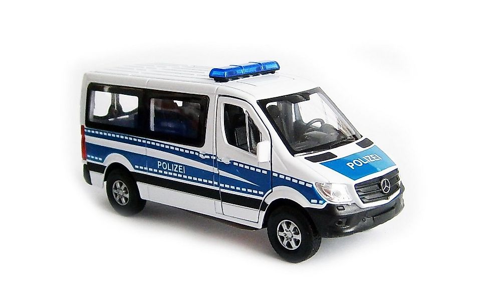 Welly Modellauto MERCEDES BENZ Sprinter Polizei Modellauto Metall Modell Au günstig online kaufen