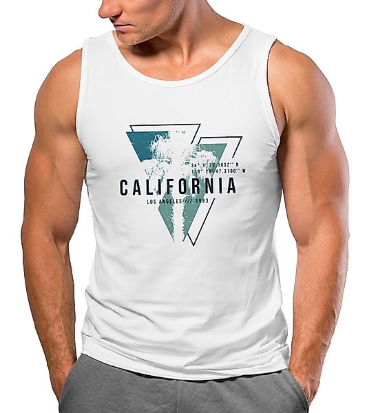 Neverless Tanktop Herren Tank-Top California Los günstig online kaufen