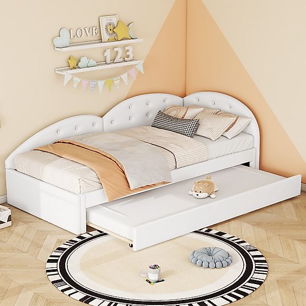 Flieks Daybett, Schlafsofa Polsterbett Einzelbett 90x200cm günstig online kaufen