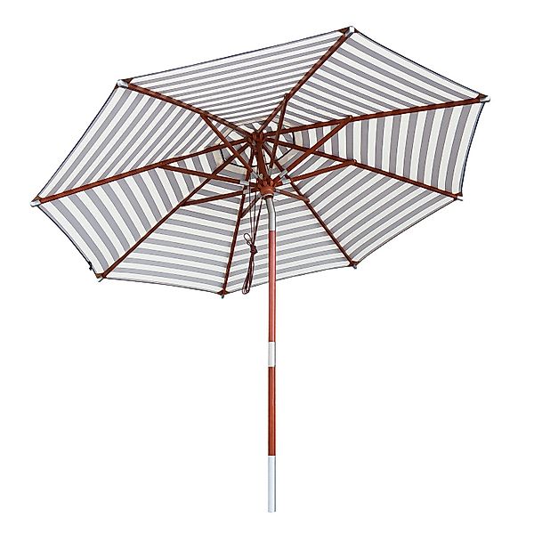 anndora-sonnenschirm Balkonschirm 3 Meter rund blau günstig online kaufen