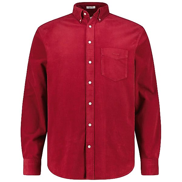 Gant Freizeithemd aus Cord Farbe dunkelrot Größe: 3XL günstig online kaufen