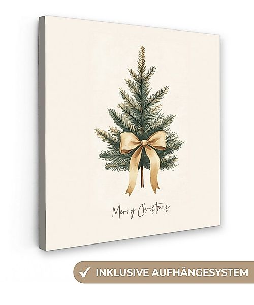 OneMillionCanvasses® Leinwandbild Weihnachtsbaum - Weihnachten - Frohe Weih günstig online kaufen