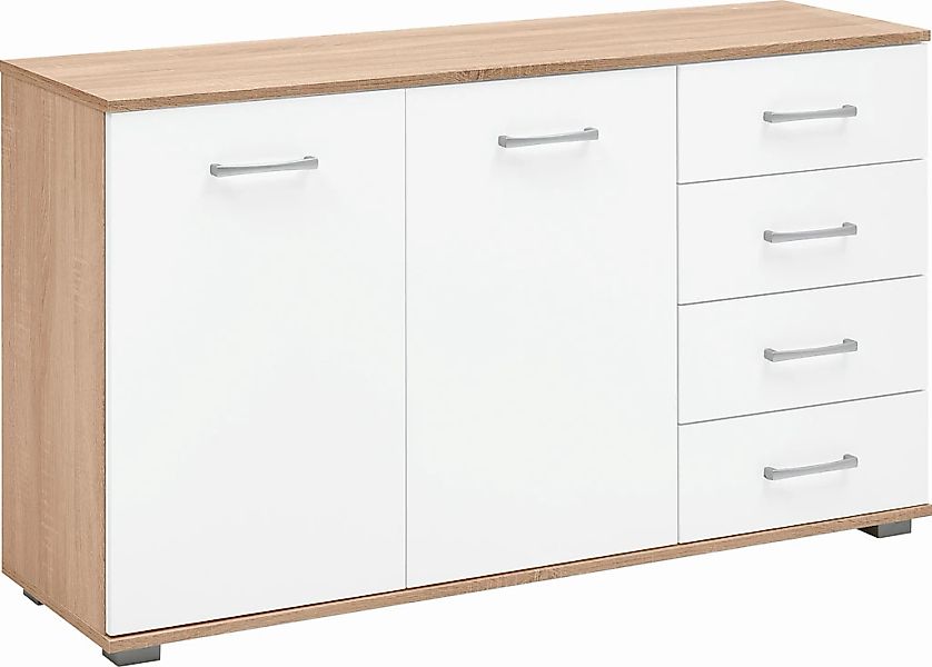 priess Kombikommode "Barcelona mit 4 Schubkästen und Tür in 6 Farben" günstig online kaufen