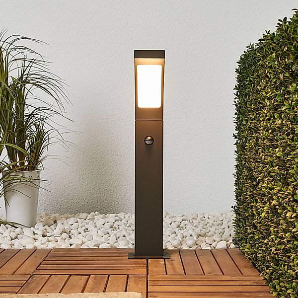 Lucande LED-Pollerlampe Juvia, 60 cm, Bewegungsmelder, IP54 günstig online kaufen