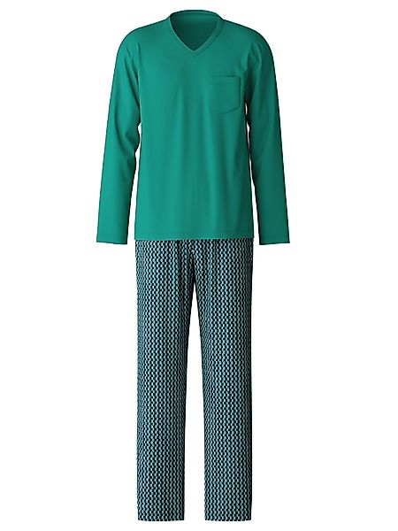 CALIDA Pyjama Relax Imprint Herren (2 günstig online kaufen
