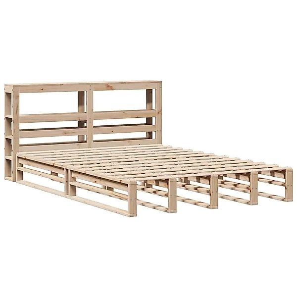 vidaXL Massivholzbett ohne Matratze 160x200 cm Kiefernholz 3306501 günstig online kaufen