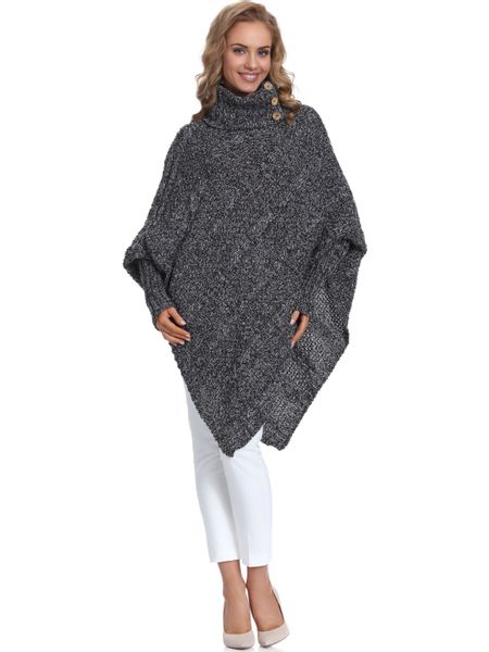 Merry Style Strickponcho Damen Poncho C46l4 günstig online kaufen