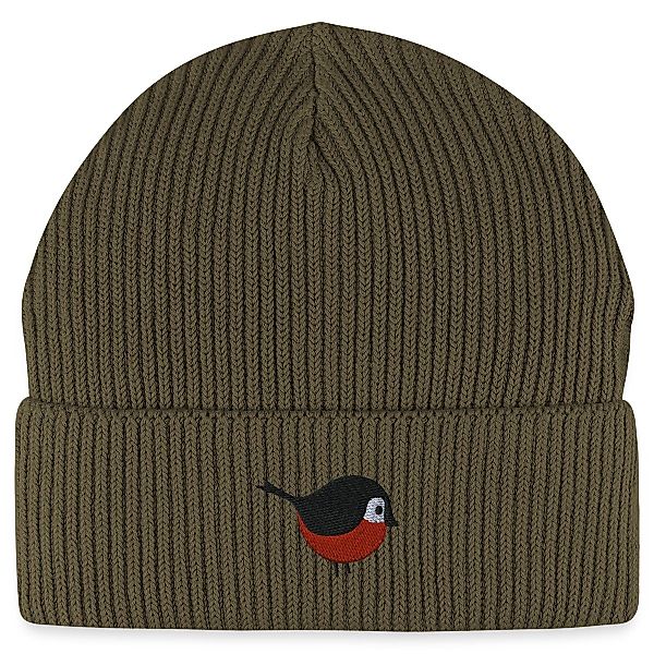 Spreadshirt Beanie Vogel Stickerei Fisherman Beanie günstig online kaufen