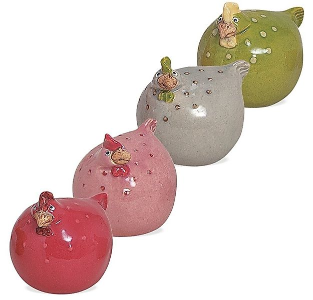 matches21 HOME & HOBBY Dekofigur Henne Hühner bunt 4er Set je 5 cm (4 St) günstig online kaufen