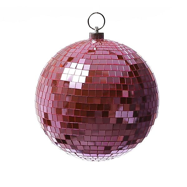 SATISFIRE Discolicht Spiegelkugel 20cm hellrosa Discokugel günstig online kaufen