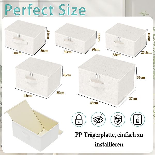 Coonoor Aufbewahrungsbox Große Aufbewahrungsbox für Kleidung, günstig online kaufen