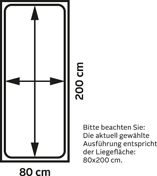 Maintal Polsterbett, Kunstleder, in 6 verschiedenen günstig online kaufen