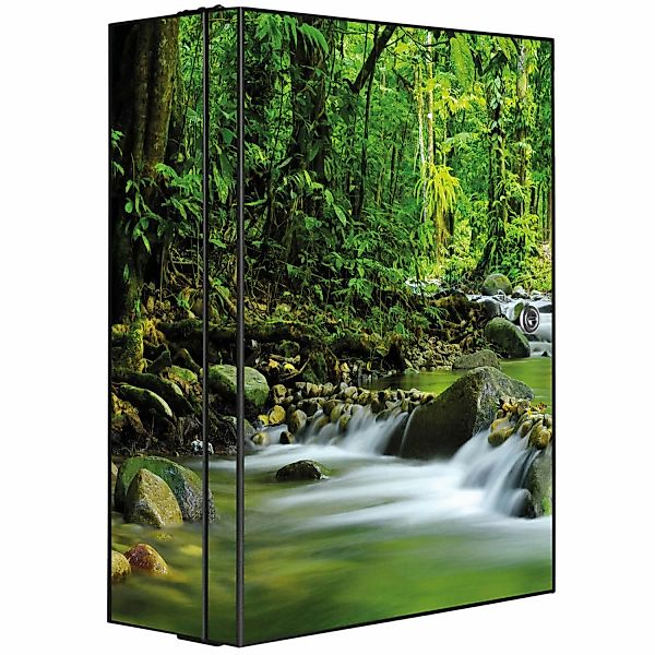 Banjado XXL Medizinschrank Abschliessbar 35x46x15cm Arzneischrank Anthrazit günstig online kaufen