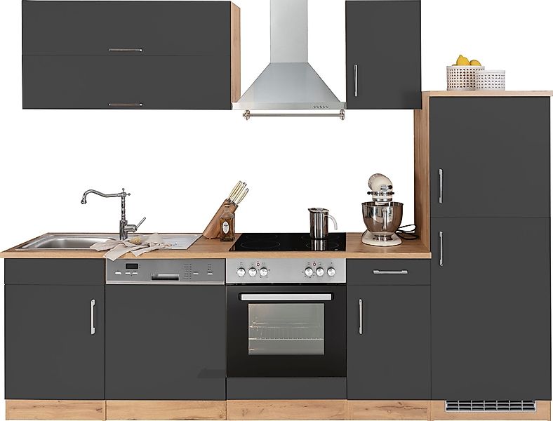 KOCHSTATION Küchenzeile KS-Colmar, mit E-Geräten, Breite günstig online kaufen