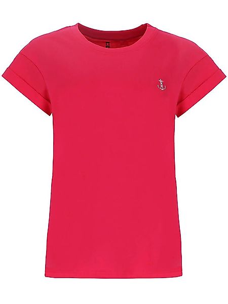 Leitfeuer T-Shirt Damen Kurzarm-Shirt Baumwolle Rundhals günstig online kaufen