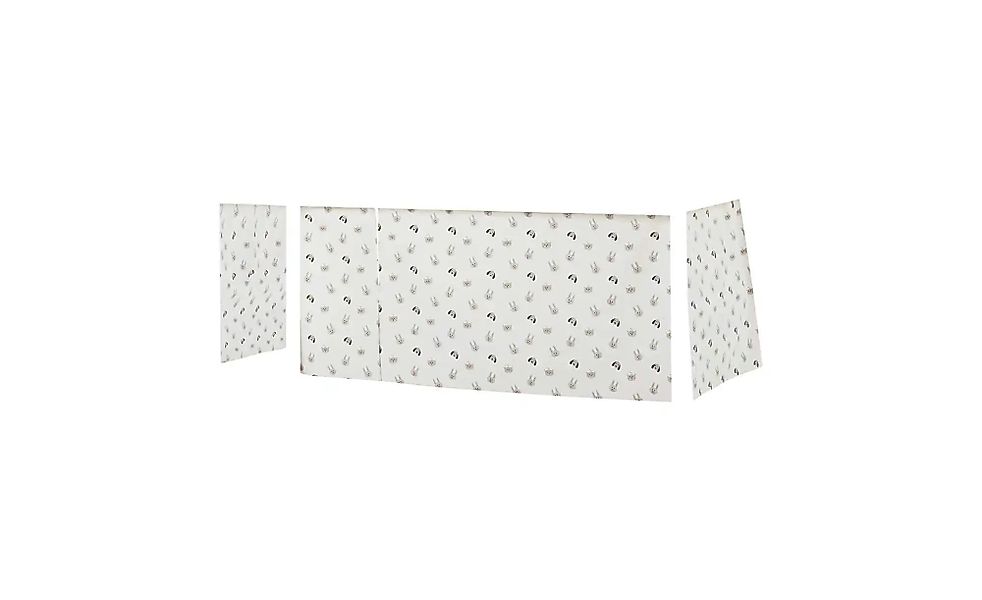 Hoppekids Vorhang für Spielbett 90x200  Pets ¦ beige ¦ Maße (cm): B: 380 H: günstig online kaufen