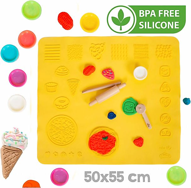 roba® Kindersitzgruppe »Play-Doh« Set, inkl. 3D Kreativmatte, Knete und Zub günstig online kaufen
