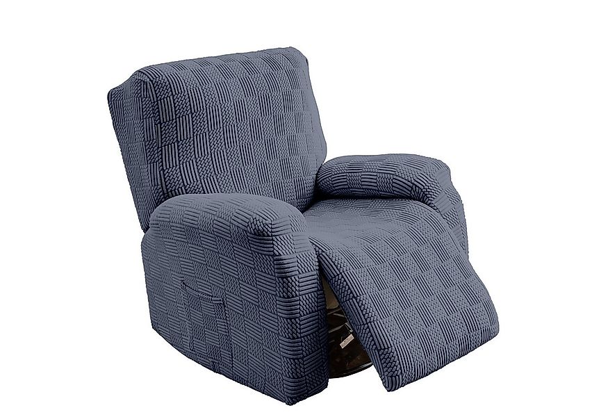 Sunicol Relaxsesselhusse 4 Teile Sesselhusse, Stretch Jacquard, Relaxsessel günstig online kaufen