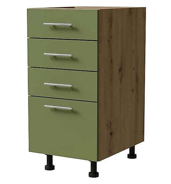 Feldmann-Wohnen Unterschrank Brerra (D4/40, 4 Schubladen - REJS Comfort Box günstig online kaufen