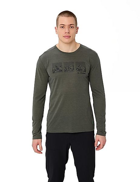 VAUDE Langarmshirt MEN'S ROSEMOOR LS T-SHIRT III (1-tlg) ohne Kragen, Rundh günstig online kaufen