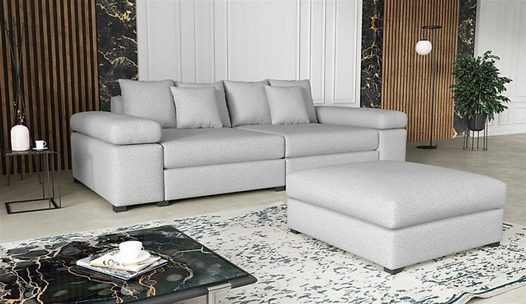 Fun Möbel Big-Sofa Couchgarnitur Megasofa Riesensofa AREZZO in Stoff, mit o günstig online kaufen
