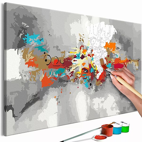 Malen Nach Zahlen - Abstrakte Kunst günstig online kaufen