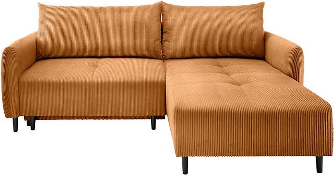 INOSIGN Ecksofa Mara, L-Form, aktueller Cord Bezug und tolle Farben, schmal günstig online kaufen