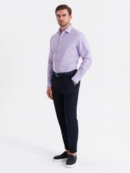 OMBRE Langarmhemd Pastellfarbenes Oxford-Hemd aus Baumwolle günstig online kaufen