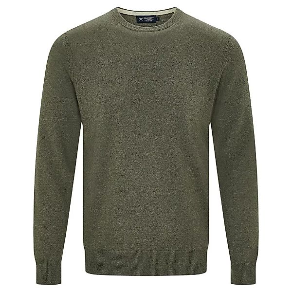 Hackett Wool Cash Mix Rundhalsausschnitt Sweater M Sage günstig online kaufen