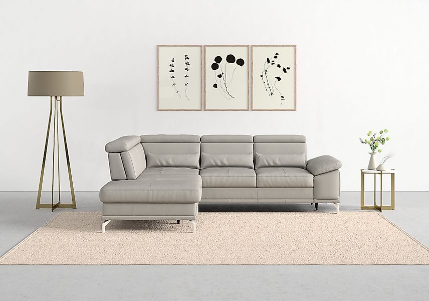 sit&more Ecksofa Cabrio L-Form, mit Sitztiefenverstellung, günstig online kaufen