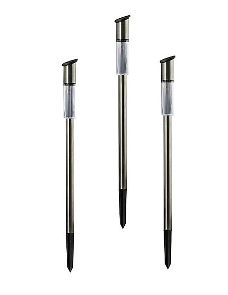 EZ SOLAR LED Solarleuchte Edelstahl 57cm, günstig online kaufen