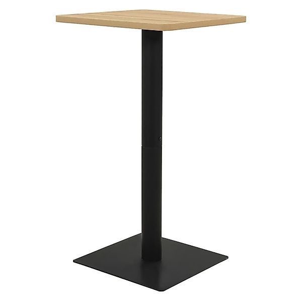 vidaXL Esstisch Bistrotisch Eichefarben 50x50x107 cm günstig online kaufen