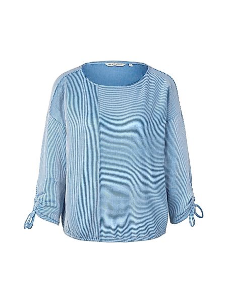 TOM TAILOR Denim Langarmshirt structured stripe günstig online kaufen