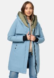 Navahoo Kurzmantel "Snowelf" Wintermantel mit hohem Kragen und großer Kapuz günstig online kaufen