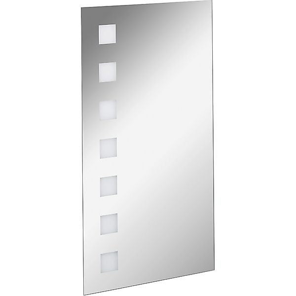 Fackelmann Spiegelelement 40 cm Karo mit Ambientebeleuchtung günstig online kaufen